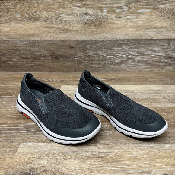 Skechers Apprize Go Walk Black Walking Shoes Men Size 7.5 - Picture 6 of 6